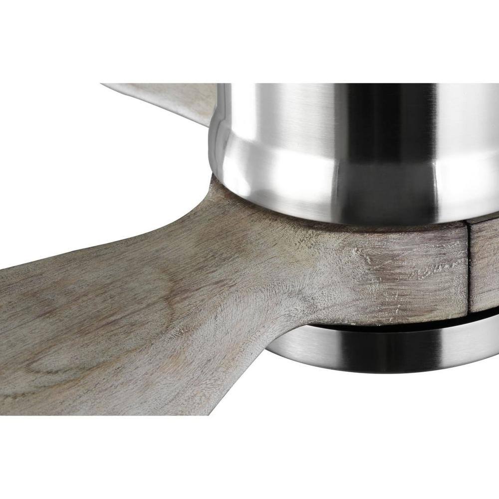 Farris 60" Brushed Nickel Ceiling Fan with LED Light and Remote