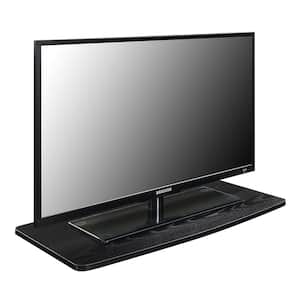 Designs2Go 31.5 in. Black Particle Board TV Swivel Stand Fits TVs Up to 37 in. with Swivel