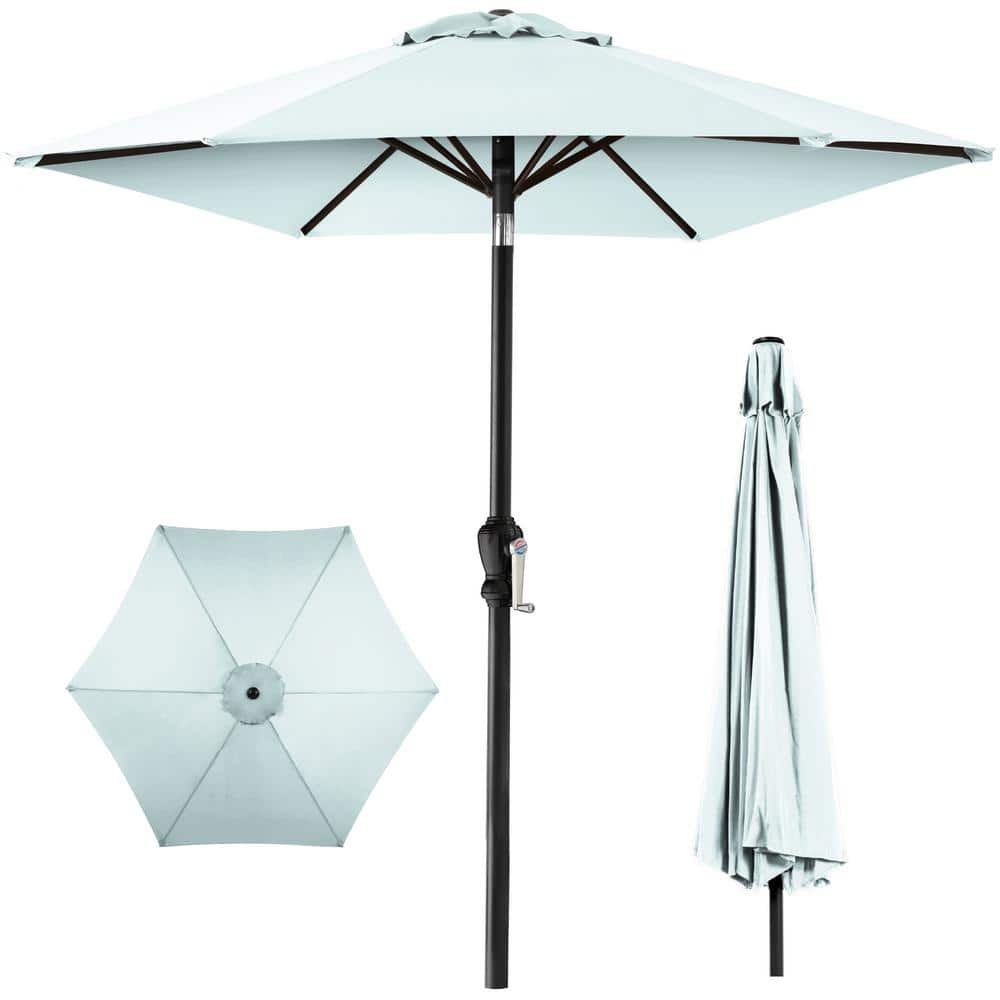 Best Choice Products 10 ft. Market Tilt Patio Umbrella in Baby 