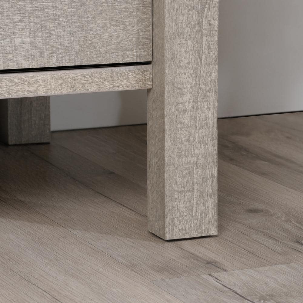 Spring Maple Adjustable Shelving Sliding Door Storage Cabinet