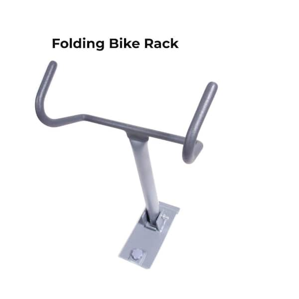 Folding bike rack discount wall