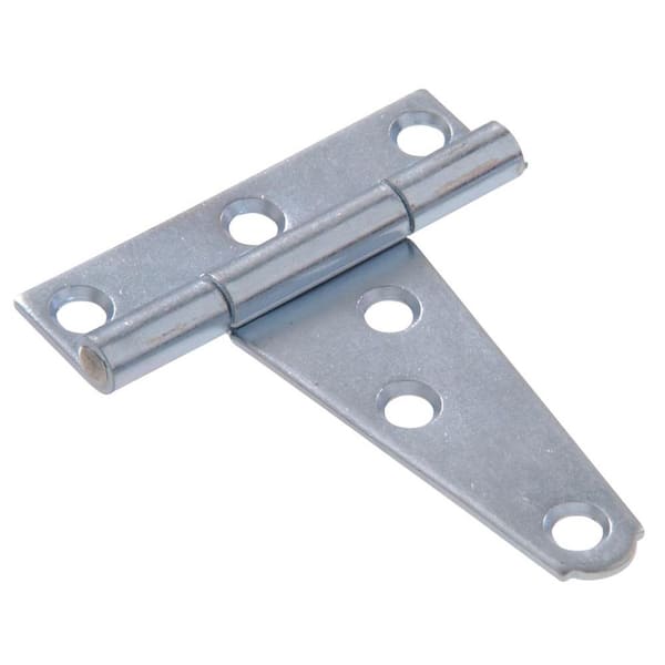 Hardware Essentials 5 in. Light T-Hinge in Zinc-Plated (5-Pack)