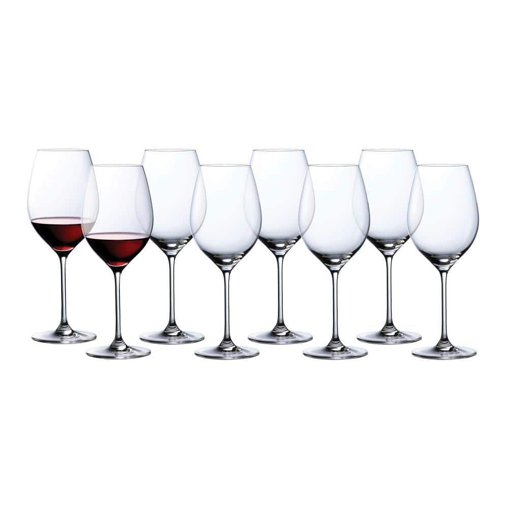 Marquis By Waterford Moments 19.6 fl.oz Red Wine Glasses Set (Set of 8)  40033804 - The Home Depot