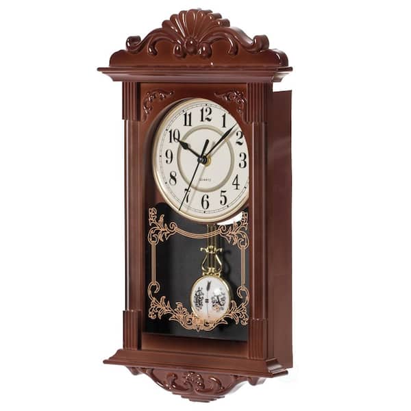 CLOCKSWISE Clockwise Vintage Grandfather Wood-Looking Plastic