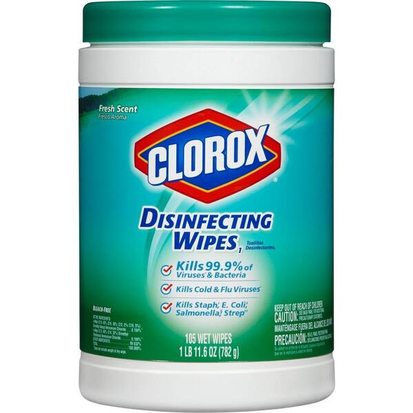 Clorox Fresh Scent Disinfecting Wipes (105-Count)