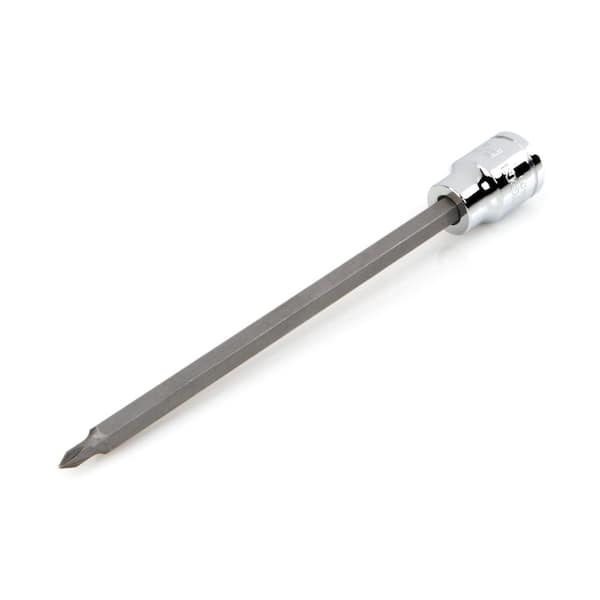 TEKTON 3/8 in. Drive x #0 Long Phillips Bit Socket