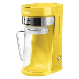 10-Cup Yellow Iced Tea and Coffee Maker with Glass Pitcher