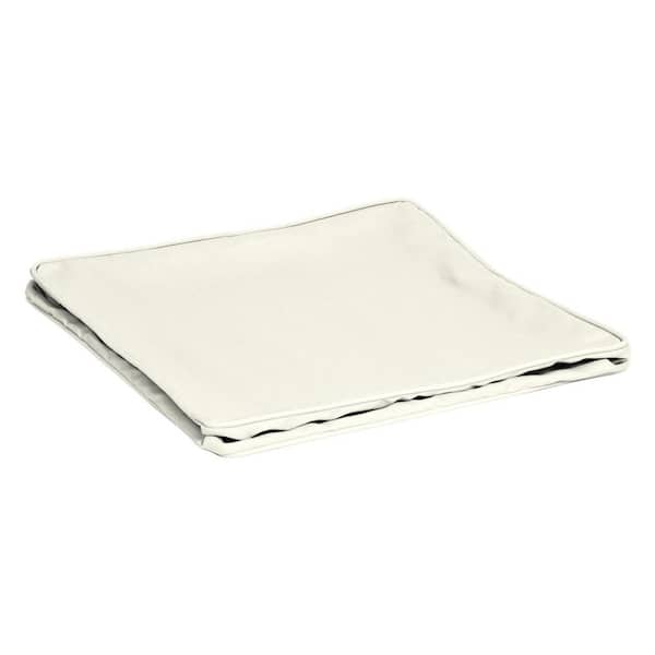 ARDEN SELECTIONS ProFoam 24 in. x 24 in. Outdoor Deep Seat Bottom Cover, Sand Cream
