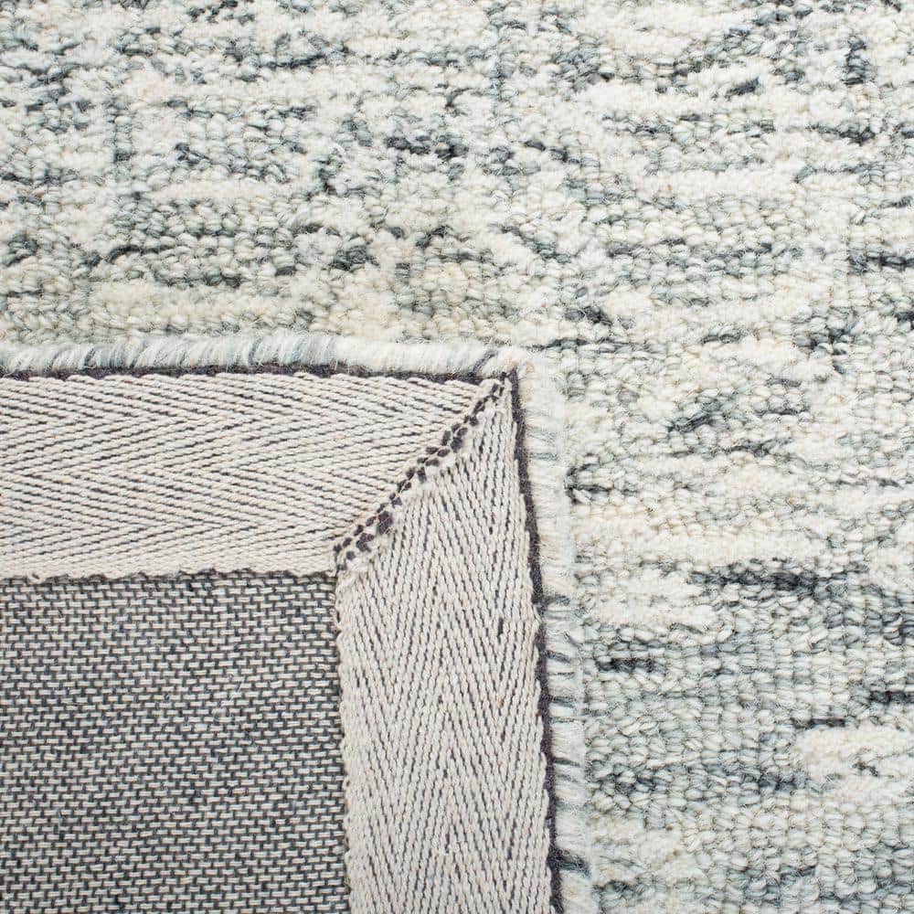 Gray 8' x 10' Handmade Tufted Wool Area Rug