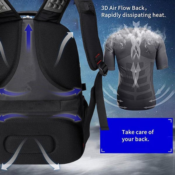 Wudkey Extra Large 50L Travel Laptop Backpack with Combination Lock, Airline Approved Business Work Bag Fits 17 in. Computer Wudkey Extra Large 50L Travel Laptop Backpack with Combination Lock, Airline Approved Business Work Bag Fits 17 in. Computer