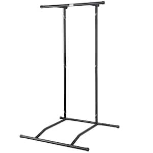 Power Tower Dip Station 2-Level Height Adjustable Pull Up Bar Stand, 220 lbs. Weight Capacity