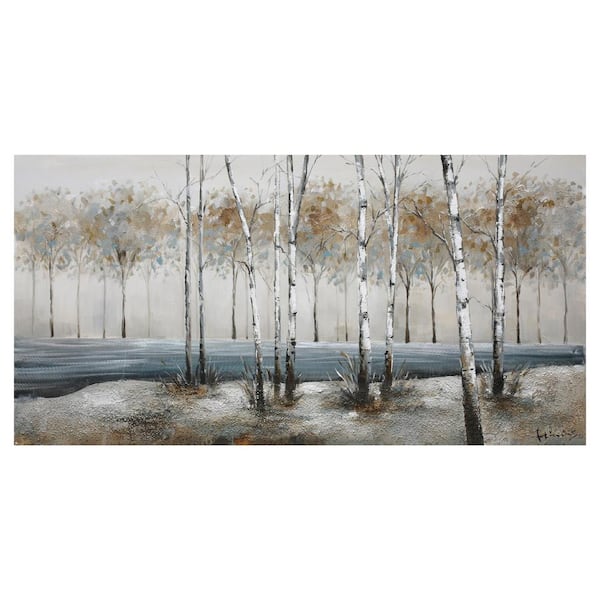 Yosemite Home Decor "Birch Alley" by Unknown Artist Canvas Wall Art