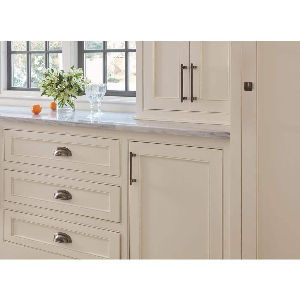 Satin Nickel Brushed Modern Industrial Cabinet Bar Pull