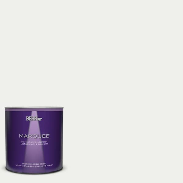 BEHR MARQUEE 1 qt. #57 Frost Eggshell Enamel Interior Paint and Primer