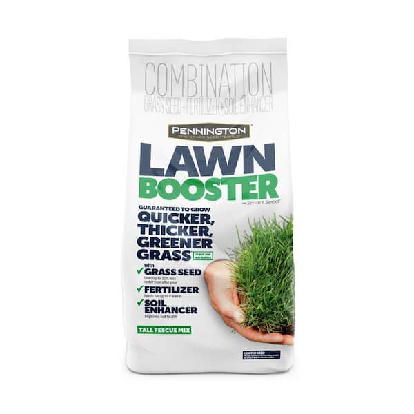 Pennington 9.6 lbs. Lawn Booster Tall Fescue with Smart Seed, Fertilizer and Soil Enhancers