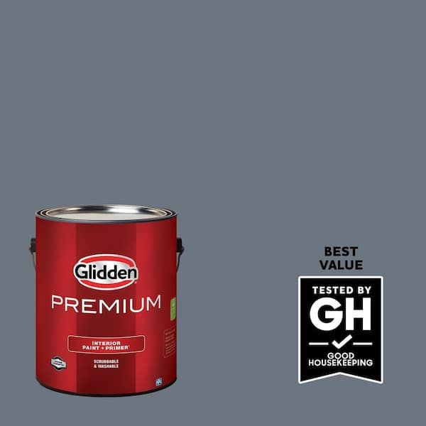 Glidden Premium 1 gal. #PPG1041-6 Sheffield Gray Satin Interior Latex Paint