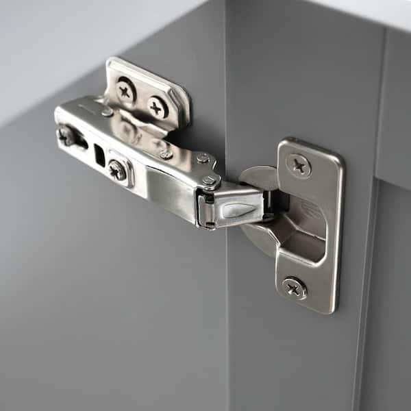 Virubi 35 in. Freestanding Bath Vanity Cabinet without Top in Gray