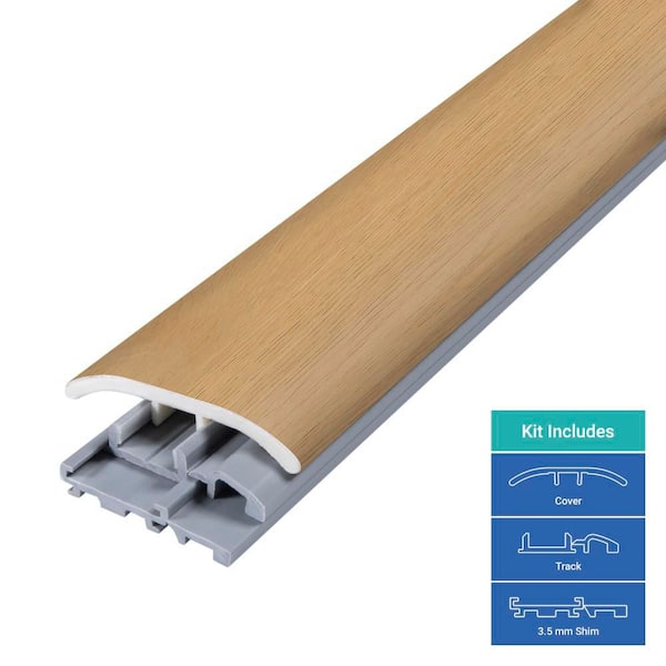 Palmer 0.31 in. T x 2 in. W x 78.7 in. L Vinyl 4-in-1 Molding