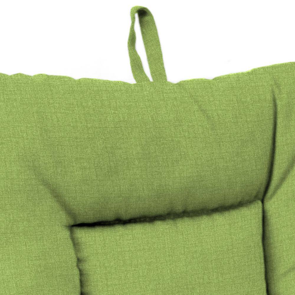 Green Polyester Outdoor Wrought Iron Chair Cushion