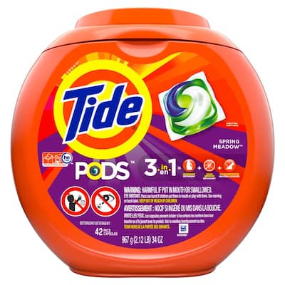 Tide Spring Meadow Scent Laundry Detergent Pods (42-Count)