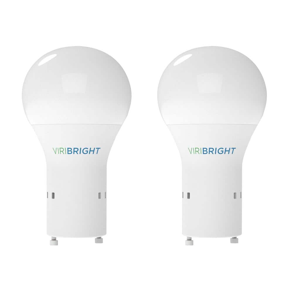A19 LED Bulb, GU24, 9W, 800 Lumens, Non-Dimmable, Daylight 6500K (2 Pack) price history on PriceWatchPro