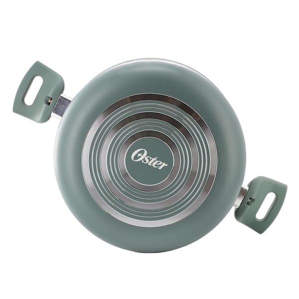 Oster 6 qt. Ceramic Nonstick Aluminum Dutch Oven with Lid in