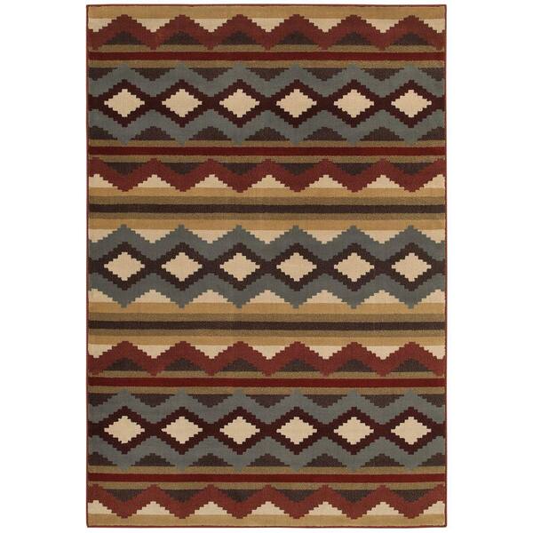 Home Decorators Collection Chalet Multi 5 ft. x 8 ft. Area Rug