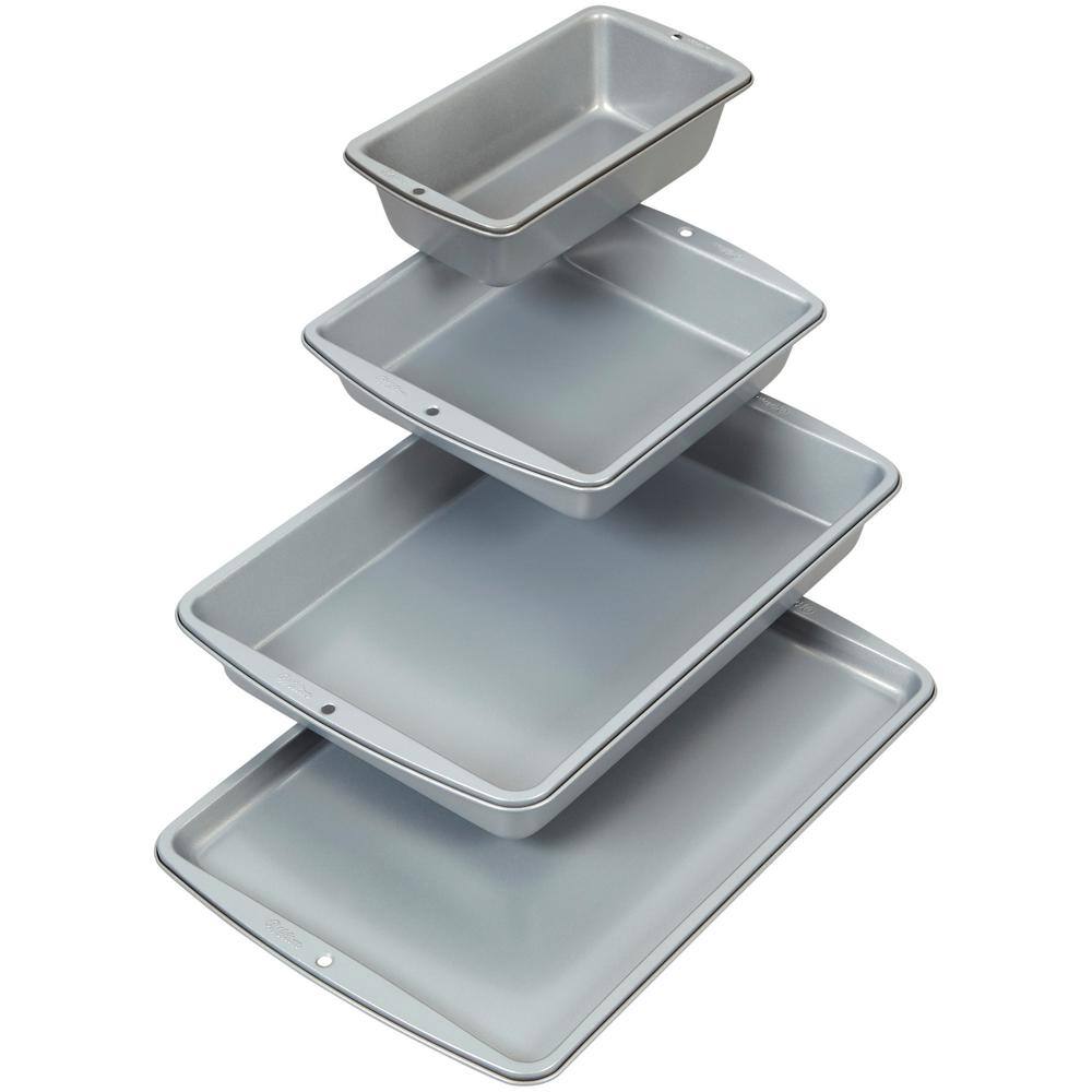 Steel Non-Stick 4-Piece Baking Pan Set