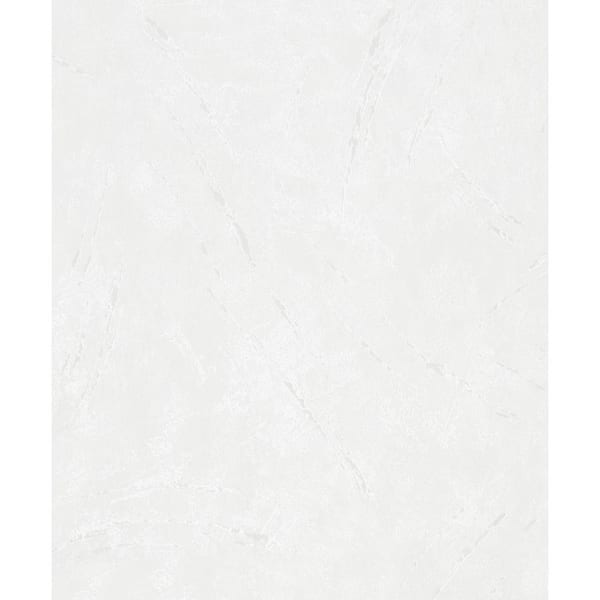 Unbranded Metallic White Plaster Effect Design Vinyl on Non-Woven Non-Pasted Wallpaper Roll