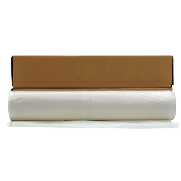 12 ft. 4 in. x 100 ft. Clear 4 mil Plastic Sheeting