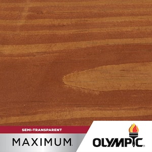 Maximum 1 gal. Redwood Semi-Transparent Exterior Ready to Use Stain and Sealant in One Low VOC
