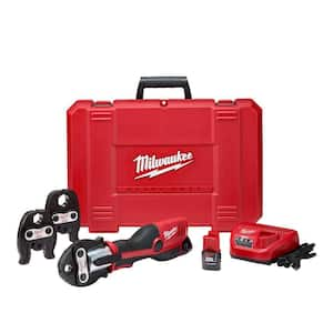 M12 12-Volt Lithium-Ion Force Logic Cordless Press Tool Kit (3 Jaws Included) with Two 1.5 Ah Battery and Hard Case