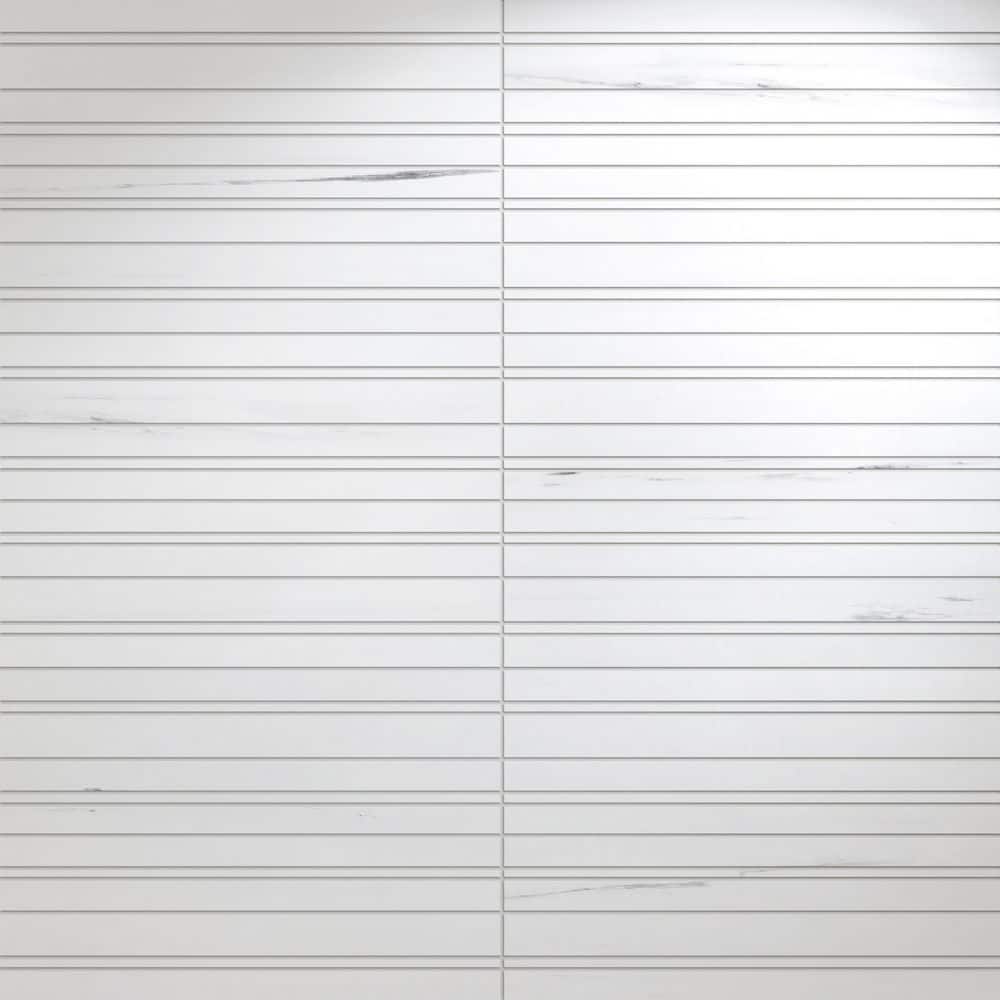 Alba Dolomite Cool White Stripes 12 in. x 24 in. Stone Look Porcelain Floor and Wall Tile (13.56 sq. ft./Case) price history on PriceWatchPro