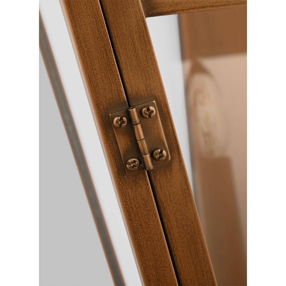 Hyannis Contemporary Natural Copper Outdoor Wall Lantern
