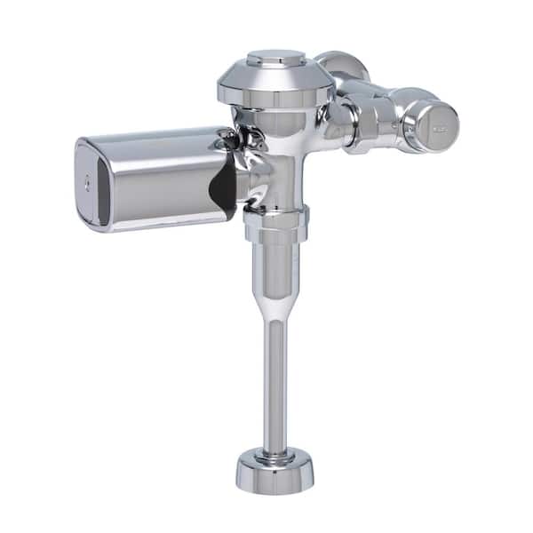 Zurn AquaSense ZER6203-SM Exposed Sensor Piston Flush Valve with 0.125 GPF and Chrome Plated Metal Cover