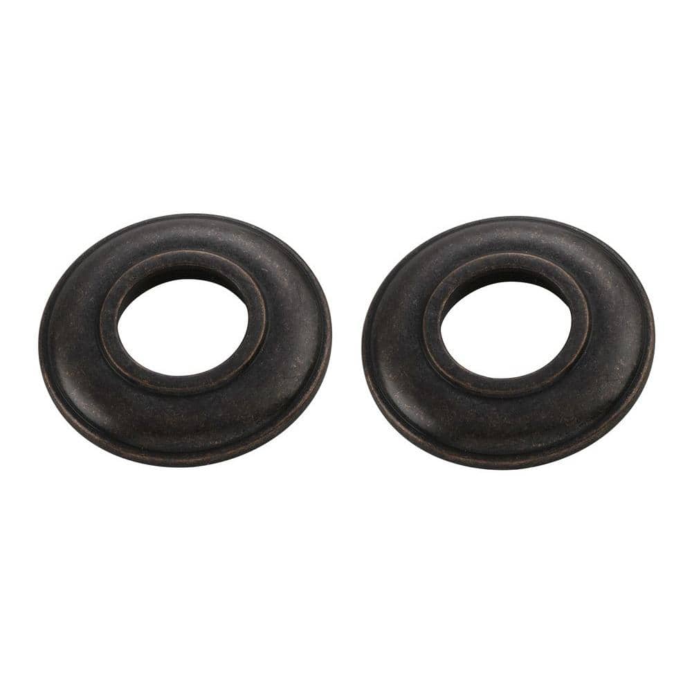 Estates Pair of Handle Flanges, Heritage Bronze price history on PriceWatchPro