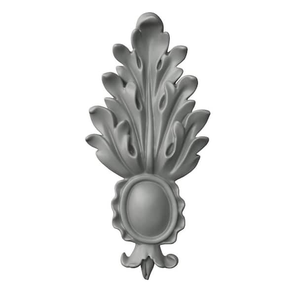 Ekena Millwork 0.88 in. x 3 in. x 6.5 in. Polyurethane Applique and Onlay Moulding