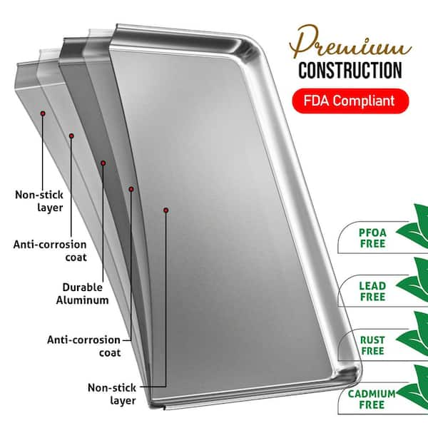 PTFE Non-stick Baking Sheet | 18 x 13 | 2 sheets