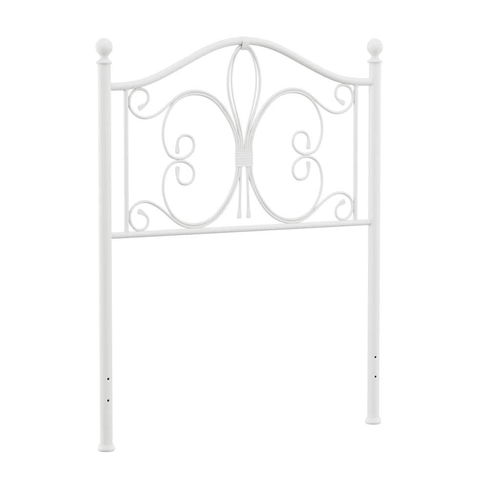 Hillsdale Furniture Ruby White Twin Headboard 1687 340 The Home Depot   Textured White Hillsdale Furniture Headboards 1687 340 64 1000 