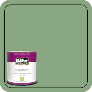 1 qt. #M400-5 Baby Spinach Eggshell Enamel Low Odor Interior Paint & Primer