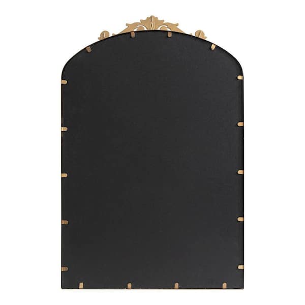 Arendahl 36 in. x 23.75 in. Traditional Arch Gold Framed Decorative Wall Mirror