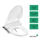 SmartBidet SB-2000 Asiento de bidé eléctrico - Asiento para inodoro  climatizado con secador de aire caliente y funciones de lavado con control  de