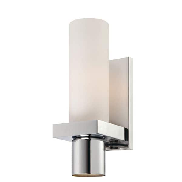 Eurofase Pillar Collection 2-Light Chrome Wall Sconce