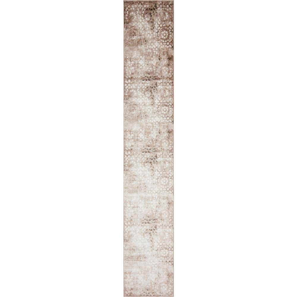 Sofia Larvotto Brown 3' 3 x 19' 8 Runner Rug price history on PriceWatchPro