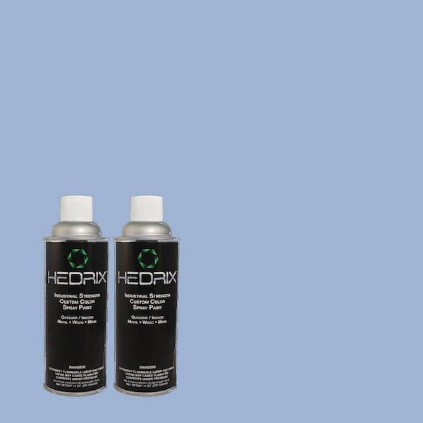 Hedrix 11 oz. Match of 1A37-4 Blue Vapor Gloss Custom Spray Paint (2-Pack)
