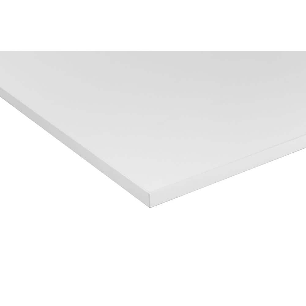 White 55" Rectangular Tabletop for Sit-Stand Desk