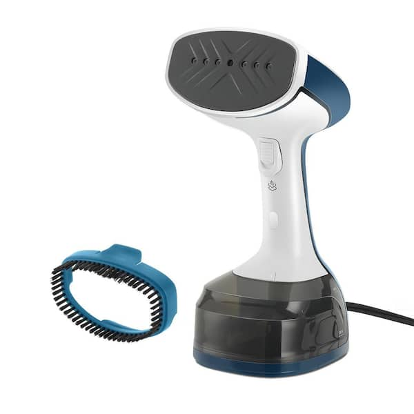 Sunbeam 1200-Watt White, Grey and Blue Steam Burst Handheld Steamer ...