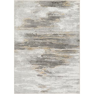 San Francisco Gray Abstract 8 ft. x 10 ft. Indoor Area Rug
