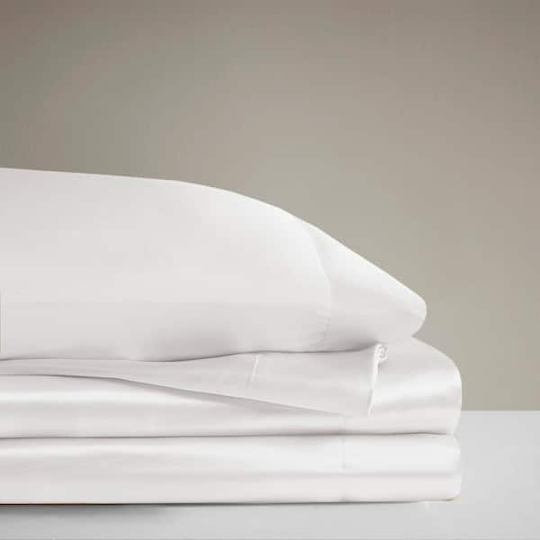 Madison Park Essentials Satin 6-Pc. Queen Sheet Set - Grey