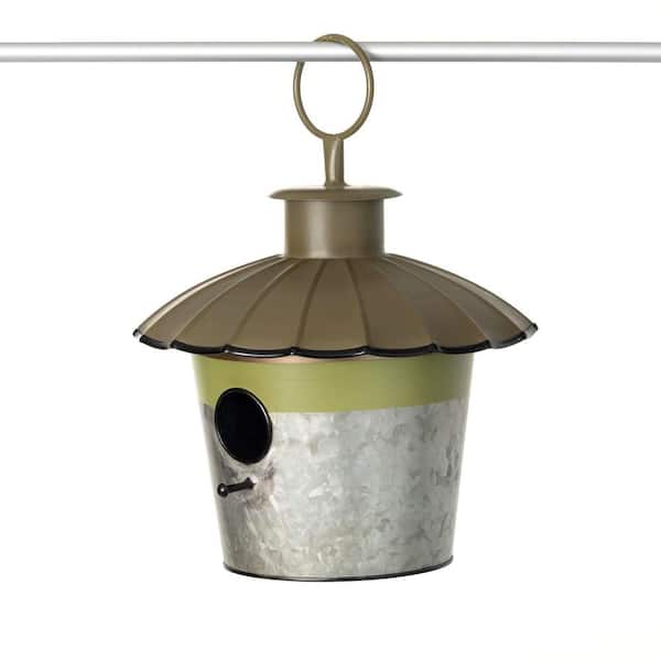 SULLIVANS 12.75 in. Umbrella Roof Metal Birdhouse